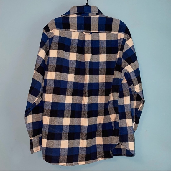Jachs Plaid Flannel Button Down Shirt Size Medium - Picture 8 of 8